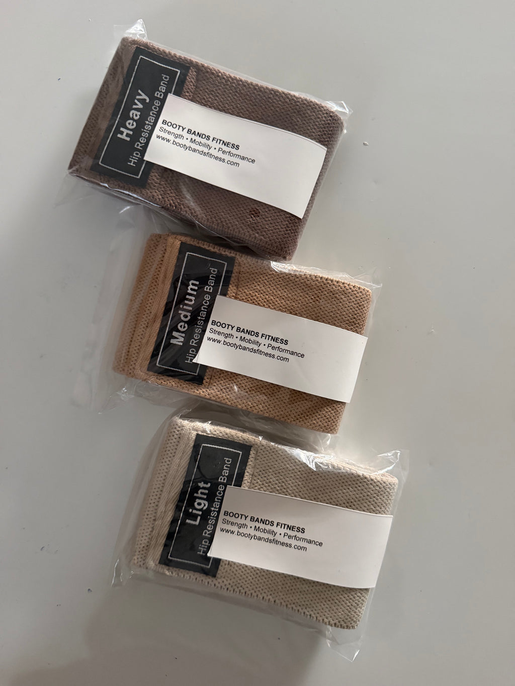 Fabric Booty Bands – 3 Pack