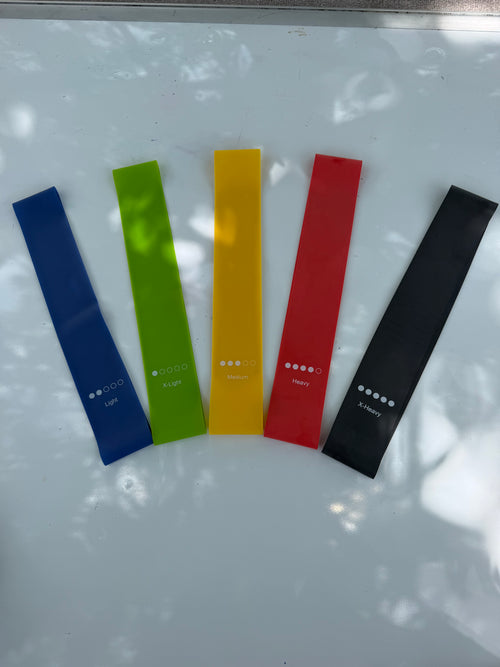 Premium Latex Resistance Bands Set – 5 Resistance Levels